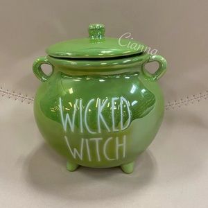 Rae Dunn Iridscent Wicked Witch Cauldron Candle